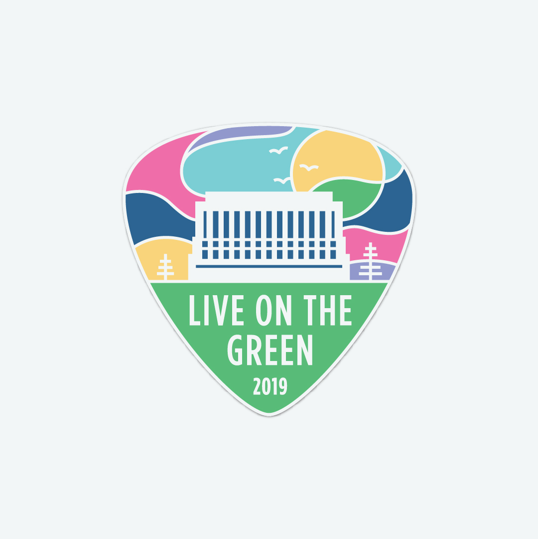Live On The Green sticker